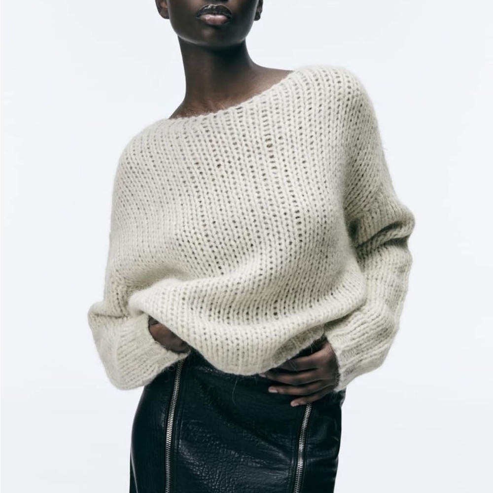 Zara Grey Thick Sweater